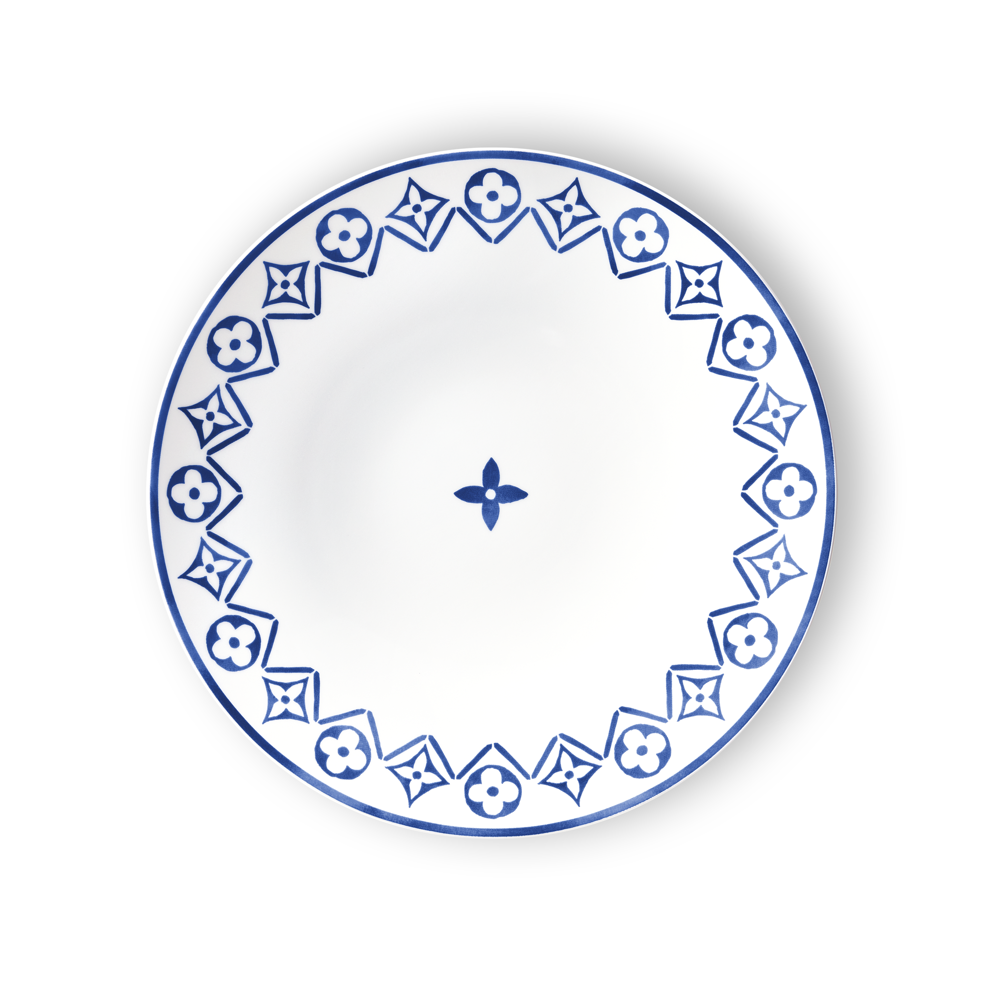 Set Of 2 Dinner Plates Monogram Flower Tile ｜ルイ・ヴィトン 公式